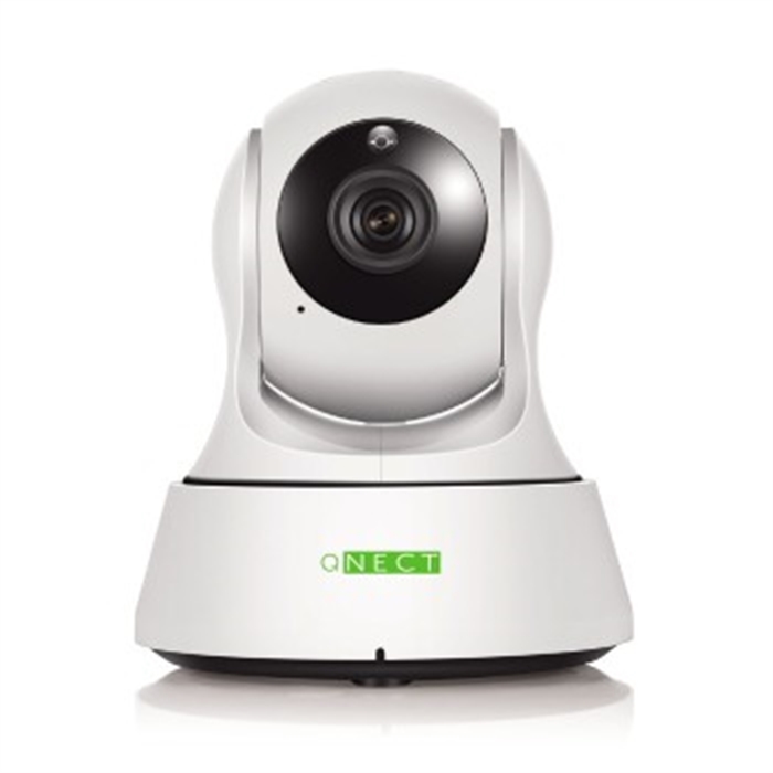 Afbeelding van Qnect beveiligingscamera voor binnenshuis met pan, tilt en zoom functie, Zwart