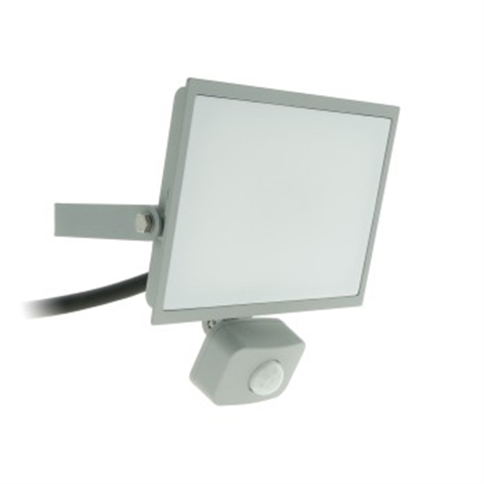 Afbeelding van Prolight LED spot 20 Watt met sensor, met 30cm kabel, grijs