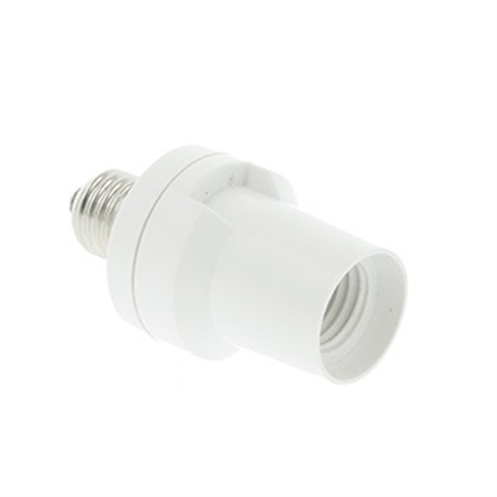 Image de Douille de lampe radio Qnect, E27, réglable, 60 Watt, blanc