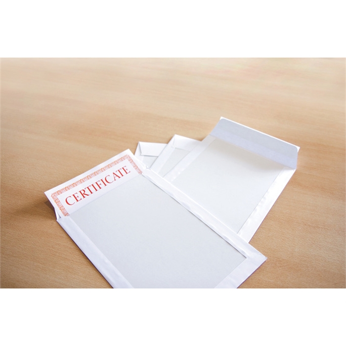 Image de Enveloppe avec dos carton Raadhuis 220x312mm strip          protecteur 100 pcs