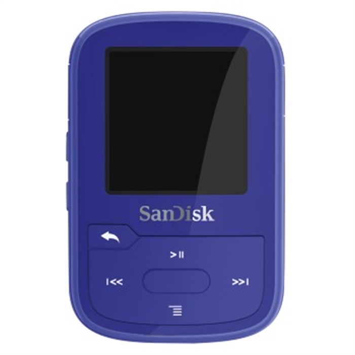 Image de SANDISK 173390 - Lecteur MP3 Bluetooth Clip sport plus, 16GB, Bleu