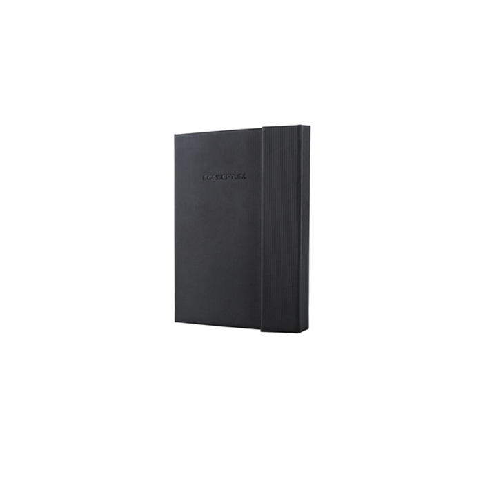 Afbeelding van notitieboek Sigel Conceptum Pure hardcover met              magneetsluiting A5 zwart
