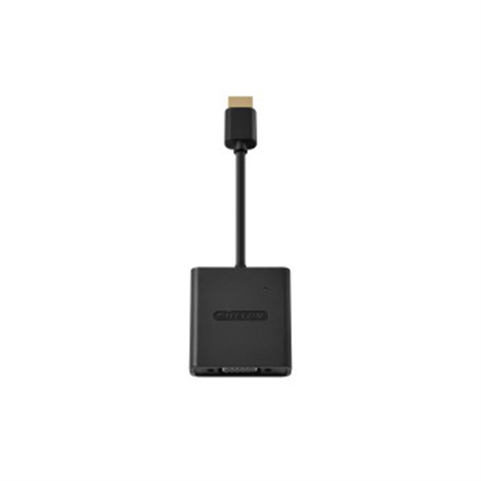 Image de SITECOM 157538 - Adaptateur HDMI vers VGA + prise audio, Noir