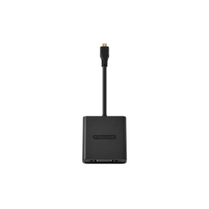 Image de SITECOM 157540 - Adaptateur Micro HDMI vers VGA + audio, Noir