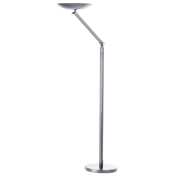 Afbeelding van UNILUX Varialux Articulé LED vloerlamp verstelbaar metallic grijs