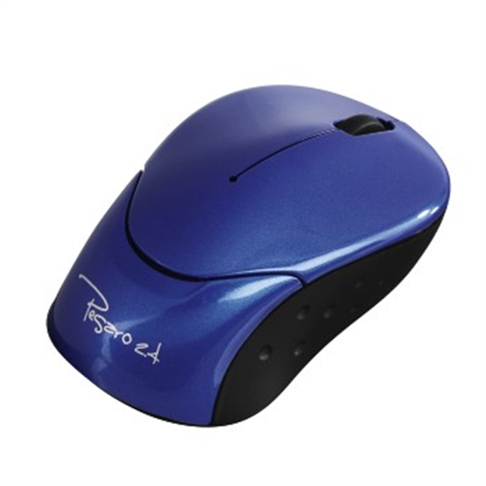 Image de Mini souris sans fil Pesaro 2.4, bleue