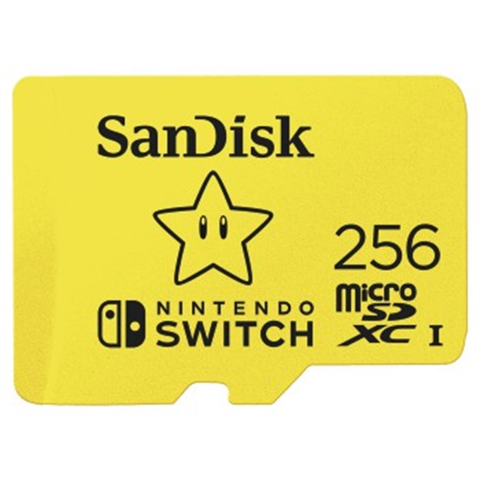 Image de microSDXC Extreme 256GB (A1/ V30/ U3/ C10/ R100/ W90) for Nintendo Switch