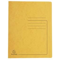 Picture of FLAT BAR FILE PRINTED, 355GSM, A4 - YELLOW