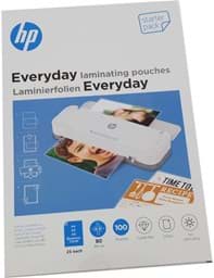Image de HP 100 Pochettes de plastification Everyday Kit de démarrage 80 mic