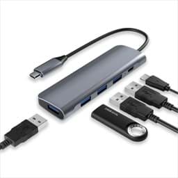 Image de ACROPAQ U5 - HUB USB-C 5-en-1 en aluminium
