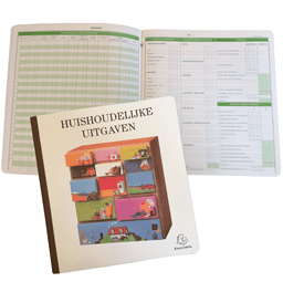 Afbeelding van Kasboek - In en uitgaven - Budget planner, Huishoudboekje voor maandelijkse uitgaven (24 maand)