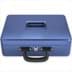 Image de ACROPAQ TS358B - Premium Grand Coffret caisse à monnaie 358x273x110mm Monnayeur Bleu