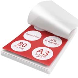 Image de ACROPAQ 50 pochettes de plastification A3 80 Microns
